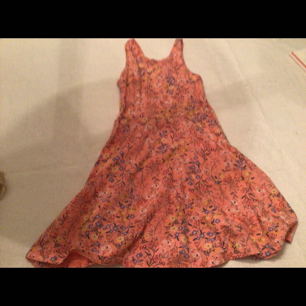 Girl’s size 8 old navy summer floral pink dress
